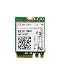 Intel Dual Band Wireless AC 7265 802.11ac, doble correa, 2x2 Wi Fi + Bluetooth 4.0   (7265NGW)