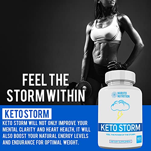 Keto Storm Diet Capsules [10X Weight Loss Formula] Max ACHV Blend w