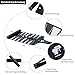 piboshi Travel Backgammon Set Detachable Portable Roll Up Design,Leather Backgammon Set Backgammon Chess Checkers Inside,Leather Backgammon Board Game Set (Black) (Black) (Black)