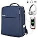 Laptop Backpack for Men&Women College,OSOCE Business Computer Backpack Daypack Casual School Bag Waterproof with USB Charging Cable,Fits Under 15.6 inch Laptop (Blue)