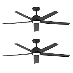 ocioc 52 inch Ceiling Fans with Lights, 2 Pack