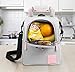 Diaper Bag Organizer - Insulated Diaper Bag Backpack with Ice Pack - Diaper Bag Cooler Lunch Box - Mommy Travel Bookbag - Baby Bottle Breast Milk Pump Breastfeeding Travel Tote (Grey/Pink)