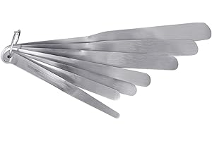 XYGOVIA 7-Piece Stainless Steel Caulking Tool Set - 958-G01 Professional Caulk Finishing Spatulas with Multi-Size Blades & Hang Hole for Bathtub, Shower, Tile, Countertop