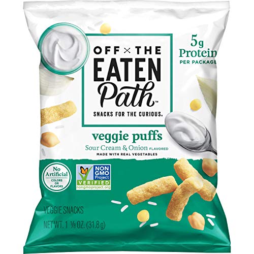 Off the Eaten Path Veggie Puffs, Sour Cream & Onion, 16 Count - Thumbnail 4