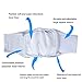 Teamoy Reusable Wrap Diapers for Male Dogs, Washable Puppy Belly Band Pack of 3 (M, 13