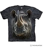 The Mountain Men's Black Rhino T-Shirt, Brown, Large