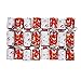 Iconikal 6.5-inch Mini Crackers 8-Pack (Red And White Santa And Reindeer)