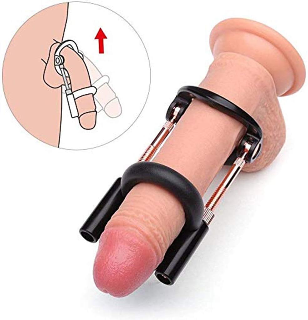 ZHUYILONG Male Enlarge P̃ẼNnis Size Use It Increase for Male Glamour Body Stretching Bracket Correction FDA Body Safety Silicone