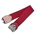 Women Wide Metal Stretch Elastic Waist Belt Red Size XL CL0414-4