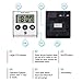 Set of 3 - Instant Read Thermometer - Digital Kitchen Timer - Wine Thermometer