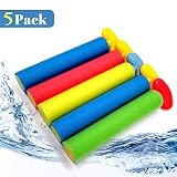 Pool Toys Water Guns for kids and Adults, 5 Pack Noodle Squirt Guns with Long Range up to 30ft, Foam Water Blasters Perfect for Summer Outdoor Beach, Strong Stream Water Shooters for Kids Boys Girls