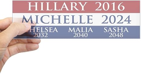 Cafepress Hillary Clinton 2016 Michelle Obama 2024 Aufkleber 25 4 X 7 6 Cm Rechteck Bumper Aufkleber Auto Aufkleber Farblos Amazon De Kuche Haushalt