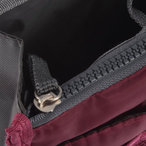 WITERY Travel Essential Bags-in-Bag,Travel Storage Mesh Bag Organiser iPad Case Cosmetic Bag Make-up Beauty Wash Bag Red