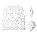 Breastfeeding nursing cover - Baby carseat canopy cover - Maternity feeding scarf organic - Baby carrier cover - Newborn breastfeeding stroller cover - Bandana bib + Towel