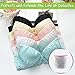 Spedalon Pack of 8 wash bag 1L + 3M + 3S + 1 Bra Green, Orange, Beige, Pink