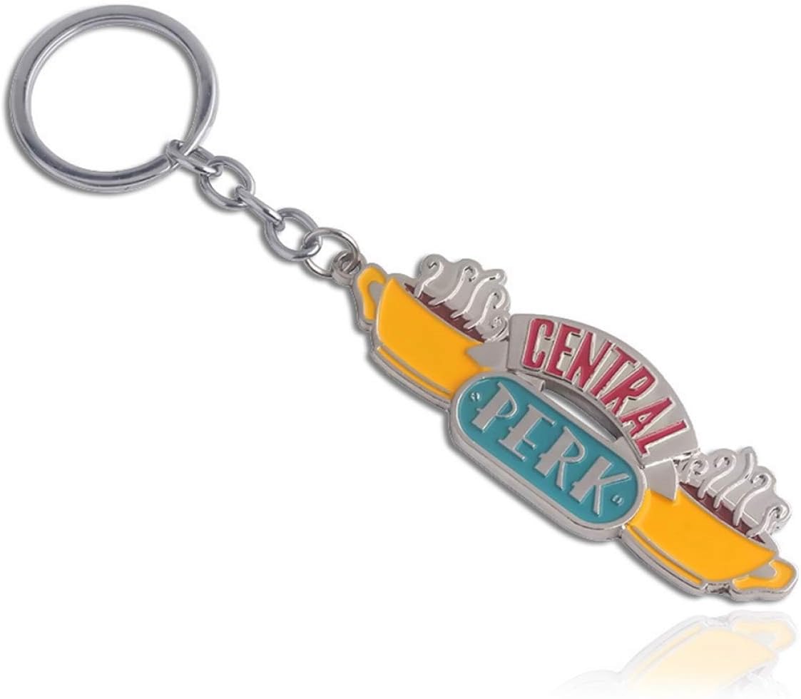 shenyangshiAdelaide Housman 1Pc Friends Tv Show 25Th Anniversary Jewelry Central Perk Coffee Time Keyring Keychain You are My Lobster for Good Friend's Gift