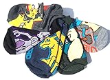 Pokemon Big Boys' 5pk No Show Socks, Assorted