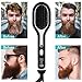 Hair Straightener Brush, Abody Beard Straightener with Anti-Scald Feature, 4 Heat Levels, Fast Ceramic Heating, Auto-Off & Dual Voltage, 360 Swivel Cord, with Glove&2 Clips