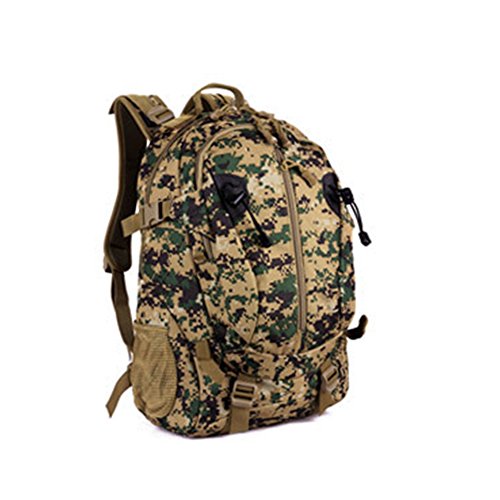 YAAGLE Mens Army Military Casual Waterproof Durable Nylon Multifunctional Outdoor Sport Biking Hiking Tablet iPad Travel Picnic Backpack Book School Bag