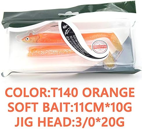 11Cm Fishing Lures Set With Swing Tail Sayori 140 With 20G Jig Head Kayak Soft Lures Inshore Fishing Baits Flexible