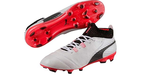 white leather soccer cleats