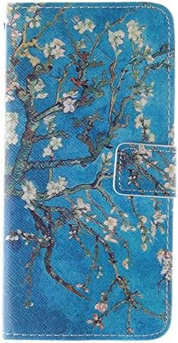 Zenfone 5 Case ASUS Zenfone 5 Kickstand Case,Bat King Beautiful Plum Blossom Pattern Premium Leather Wallet Flip Kicstand Case Cover With Magnetic Closure For ASUS Zenfone 5