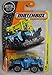 Matchbox 2017 MBX Construction All-Terrain Crane 41/125, Blue and Yellow