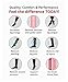SLS3 Compression Socks for Women 20-30 mmHg Knee High - Womens Graduated Compression Running Socks - Sports, Travel, Recovery (Black-Purple, Medium-Large)