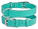 CollarDirect Genuine Leather Dog Collar 12 Colors, Soft Padded Collars for Puppy Small Medium Large, Mint Green Black Pink White Red Blue Purple (Mint Green, Size S Neck Fit 11″-13″)thumb 1
