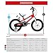 RoyalBaby Boys Girls Kids Bike 18 Inch Matte Button Bicycles with Kickstand Child Bicycle Pink