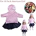 Wensltd Accessory Sweater Toys Doll Clothes Wardrobe for 18 Inch American Girl Doll (Pink)