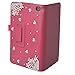 Spritech(TM) Luxury Bling Rhinestone Design Elegant Flower Decor Smart-shell Stand Cover for Fire HD 10 Inch Display Tablet (5th Generation - 2015 Release Only)