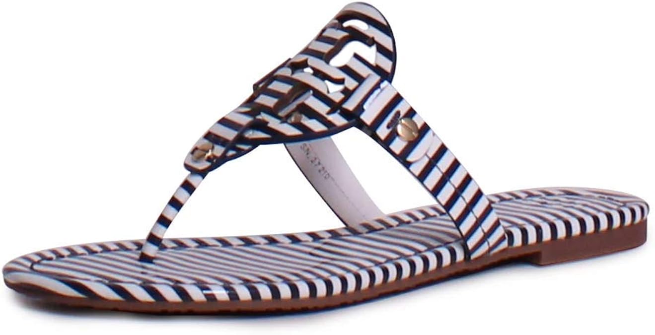 purple tory burch miller sandals