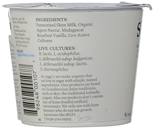 3 Siggis+Vanilla+Strained+Non+Fat+Yogurt