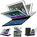 iPad Keyboard Case for iPad 2018 (6th Gen) - iPad 2017 (5th Gen) - iPad Pro 9.7 - iPad Air 2 & 1 - Thin & Light - 360 Rotatable - Wireless/BT - Backlit 7 Color - iPad Case with Keyboard (9.7, Black)