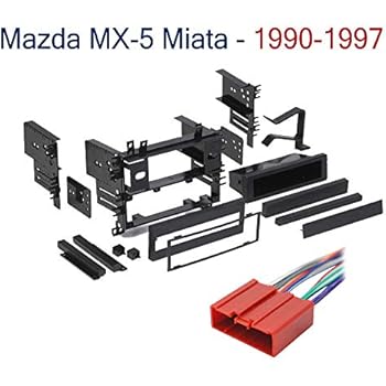 Amazon.com: Mazda MX-5 Miata 1990-1997 Single DIN Stereo Harness Radio