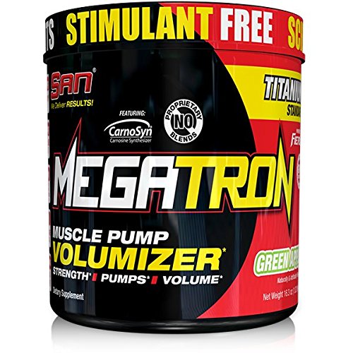 SAN Megatron Pre-Workout Powder, Green Apple, 1.30 Pound SAN Megatron Pre-Workout Powder, Green Apple, 1.30 Pound