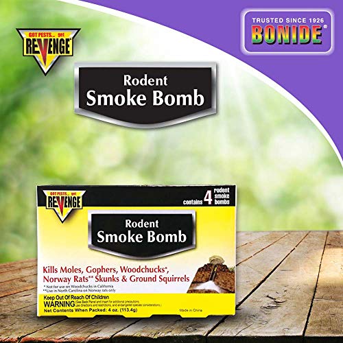 Bonide (BND61110) Revenge Rodent Smoke Bombs, Mole and Gopher Killer