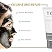 TOV LABS​ ​Activated Coconut Charcoal + Vitamin E Peel-Off Mask, Vegan, (3.4 oz/100 mL) with BONUS wood/silicone applicator