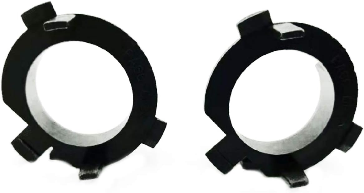 Morefulls H7 LED Headlight Bulb Retainers Holder Adapter for KIA Grand SantaFe/K3/K4/K5/Sorento/Sportage R,Hyundai Sonata9 Coupe Veloster(pack of 2)