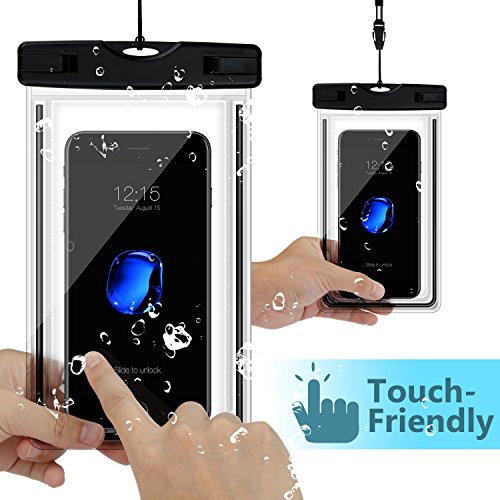 Universal Waterproof Phone Case, Water Resistant Pouch Dry Bag for iPhone7/7plus/6s/6/6s plus, Samsung galaxy s8/s7 (up to 6.0") - Thumbnail 2