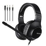 SADES PS4 Gaming Headset - Spirit - Black Headbands Headphones with Flexible Mic
