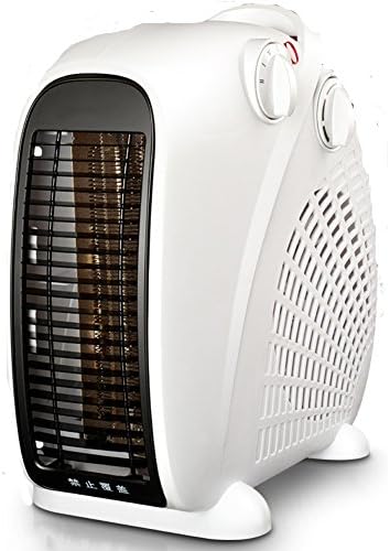 Ceramic space heater,Personal heater fan adjustable thermostat tabletop under-Desk electric oscillating heater household mini bathroom energy saving-B 14x22x23cm(6x9x9)