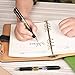 Pens,Gel Ink Pens,12 pack, comfortable grip，0.7mm black signature pen,Child-level safety,Smooth Writing for school,office home,hospital (black)