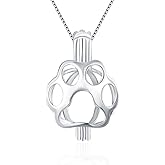 LGSY Bear Claw Cage Pendants for Pearl Jewelry Making Sterling Silver, Design Cage Pendants for Women