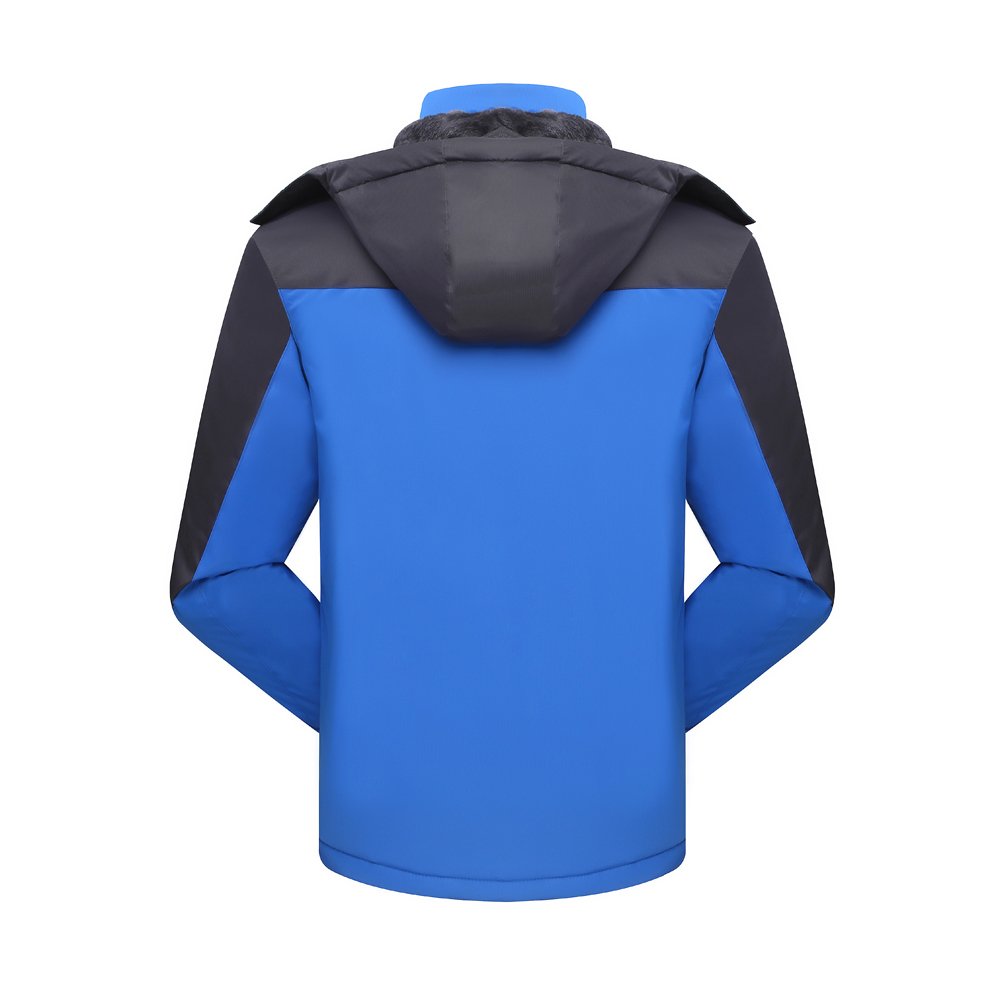 Ski Jacket Waterproof Windproof Fleece Jacket Mountain Jacket Sportswear For Men /Women Outdoors (S, Blue)