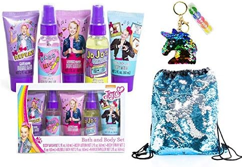 Jojo Siwa Bath and Body Spa Set for Girls With Jojo Siwa Mystery Hair bow Pack