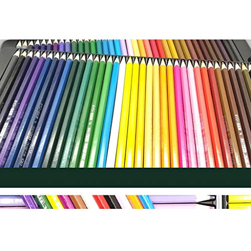 â˜€ Dergo â˜€ Office & Stationery 72 Color Fine Art Drawing Non-toxic Base Pencils Set iron box Artist Sketch