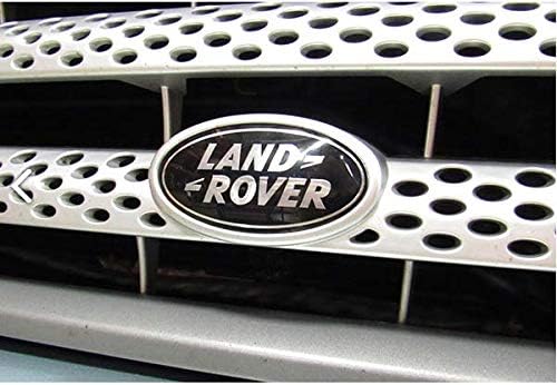 Oval Black Front Grill Rear Boot Lid Badge Emblem - Evoque, Discovery, Freelander, SVR, HSE, VOGUE Sport Models Size 86mm x 43mm