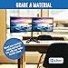 Halter Double Monitor Stand for Desk, Freestanding Dual Monitor Setup, VESA Monitor Stand, Adjustable Monitor Arms for 2 Monitors, Screen Size from 17, 24, 27, and 32 Inch Curved or Flat Screen, Black